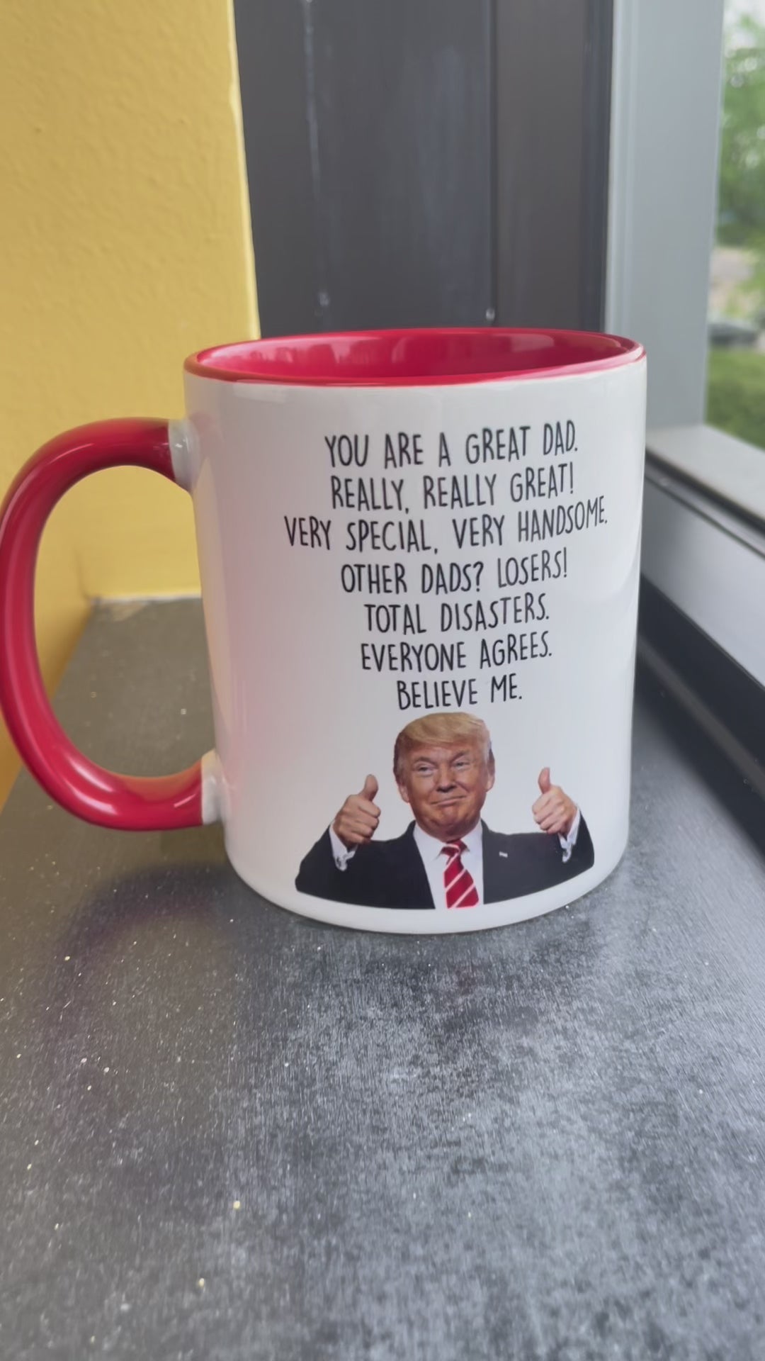 Trump Dad Mug ,Funny Fathers Day Gift for Dad - M01