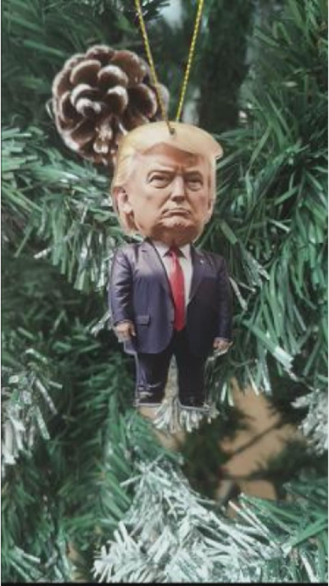 Make America Great Again President 2024 Acrylic Ornament - ORN93UP