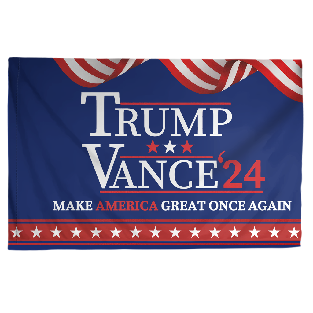 Trump Vance 2024, Make America Great One Again House Flag - HF11