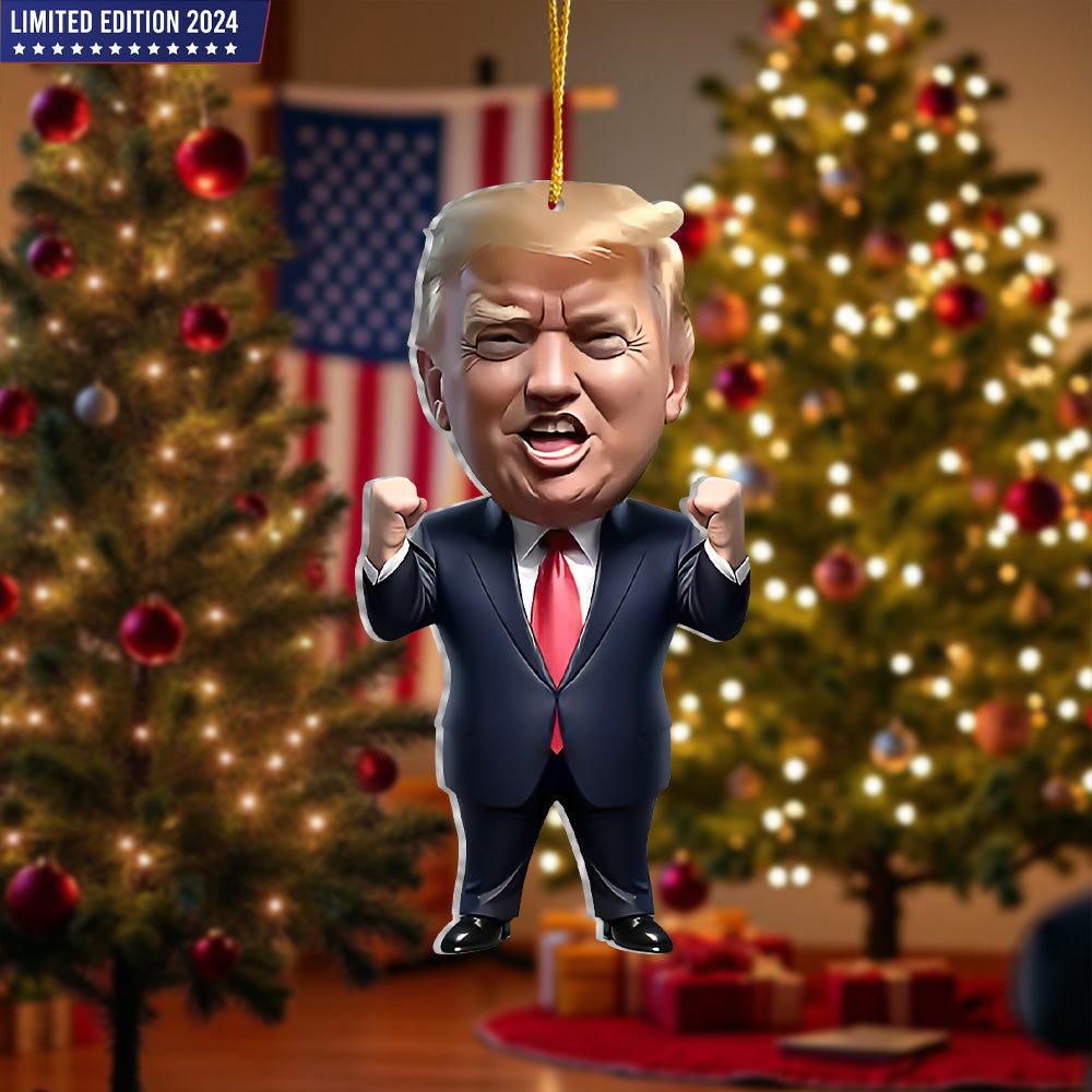 Make America Great Again President 2024 Acrylic Ornament - ORN93UP