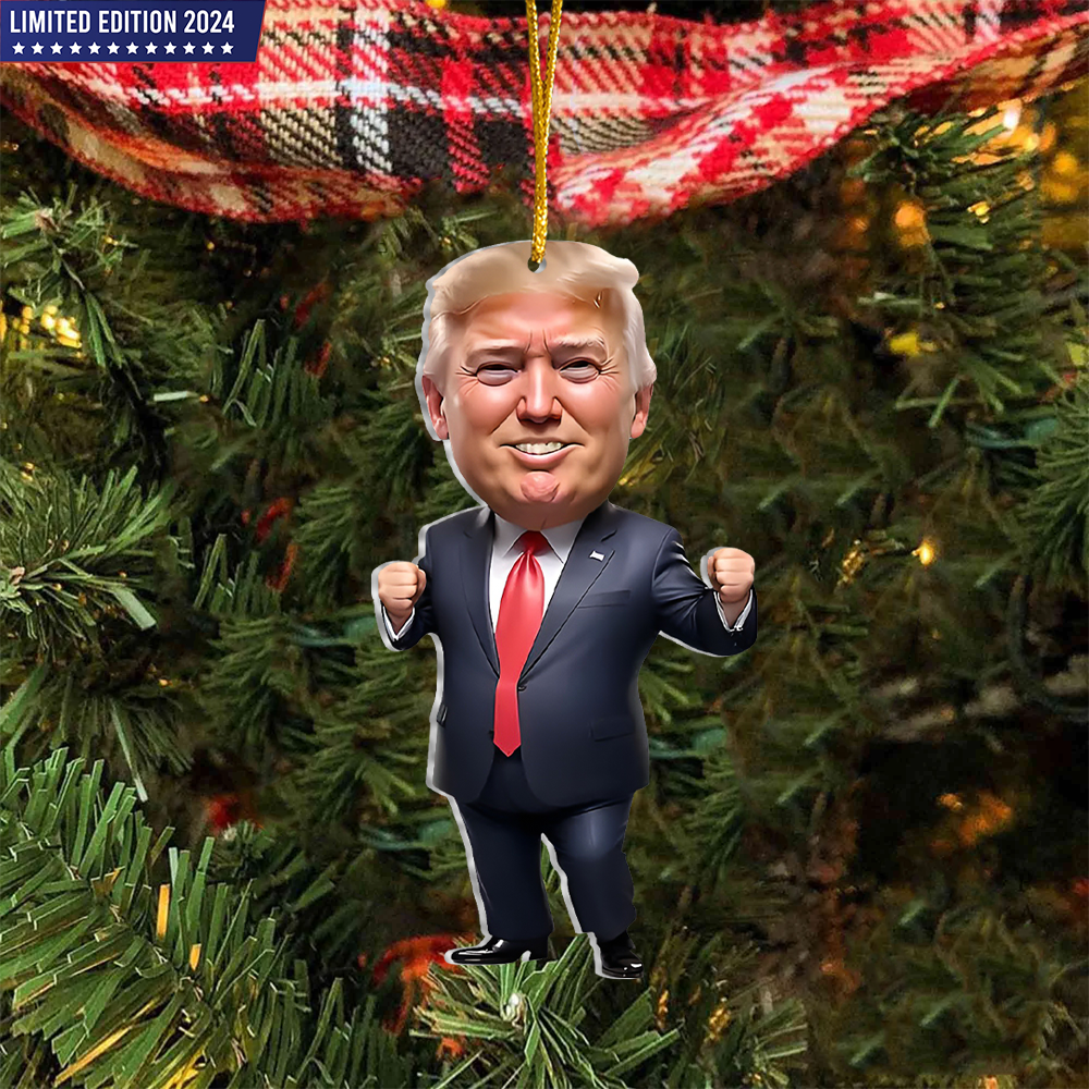 Make America Great Again President 2024 Acrylic Ornament - ORN93UP