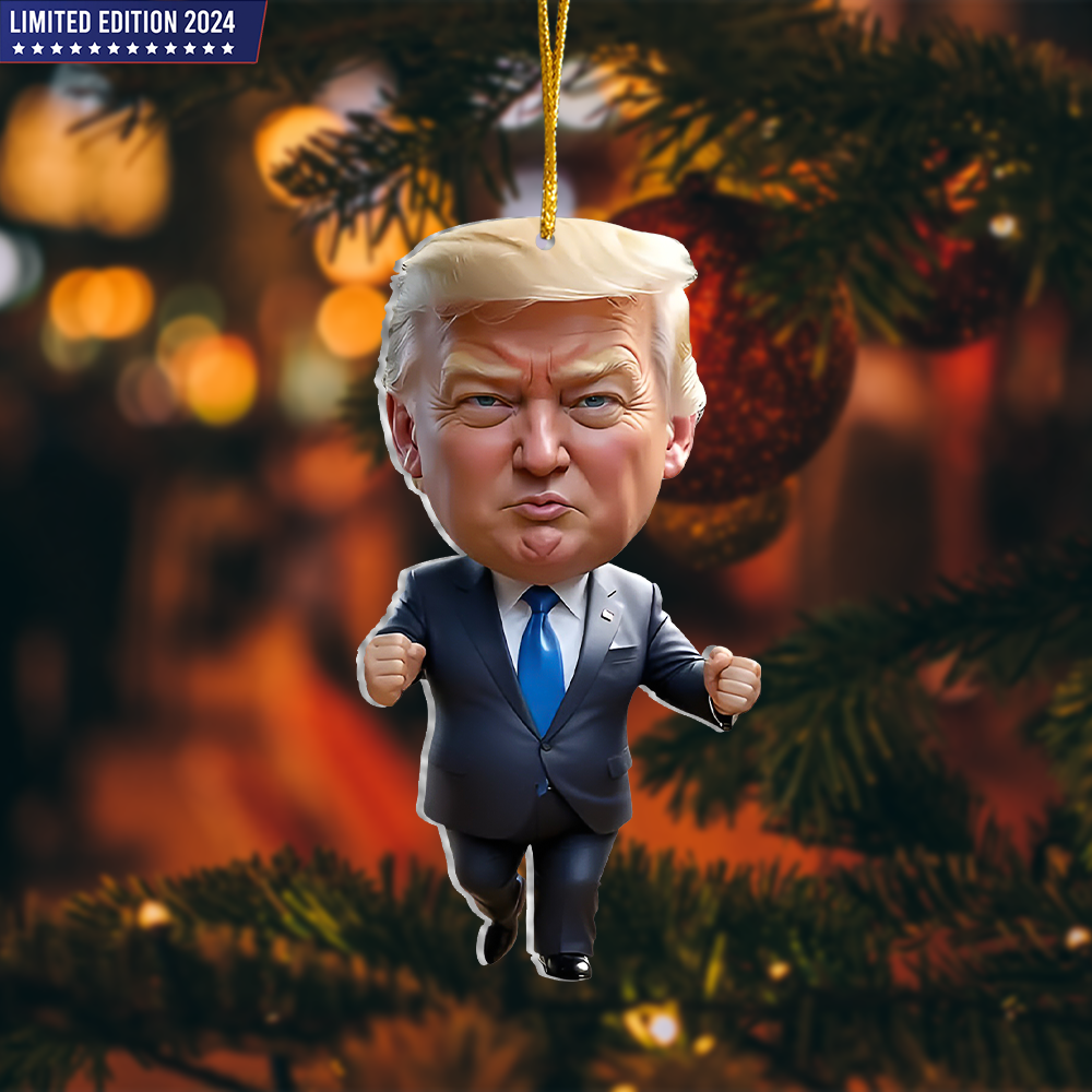 Make America Great Again President 2024 Acrylic Ornament - ORN93UP